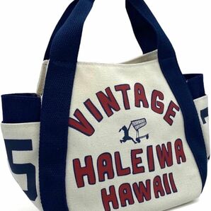 HALEIWA HAPPY MARKET バルーンバッグ ミニトート　アイボリ