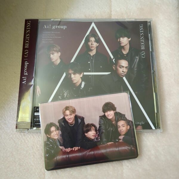 (外付） 通常盤 Aぇ! group CD 《A》 BEGINNING 24/5/15発売 【オリコン加盟店】カード付き