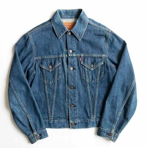 【雰囲気抜群】 LEVI'S 【 71557 ビッグE デニムジャケット 】40 日本製 サード 3rd インディゴ 2405053