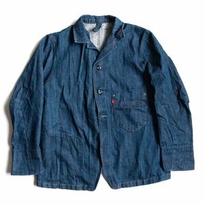 【雰囲気抜群】LEVI'S RED【1st coat デニムサックコート】XL インディゴ リーバイスレッド ジャケット 2405098