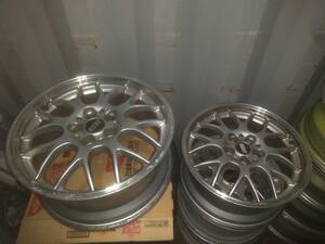 BBS　RG-R　RG735　17インチ　7.5J　+35　PCD100　5穴　5H　シルバー　2本セット