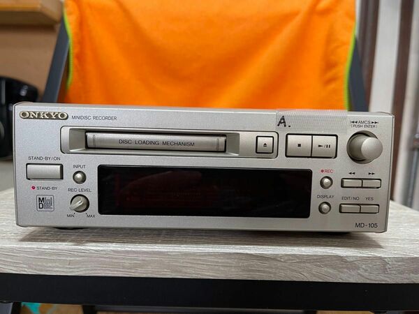 A.ONKYO MD-105 動作良好ですがジャンク出品です。