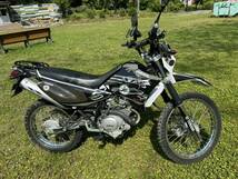 YAMAHA ヤマハ xtz125 人気のフルサイズオフロード125cc 自賠責9年7月まで 社外ライト 社外ハンドル ライトカスタム _画像2