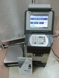 T4-100 TERAOKA( temple hill ..)/teji I z temple hill type electronic balance attaching label printer [DPS-4600 Limited] measuring / manual attaching 