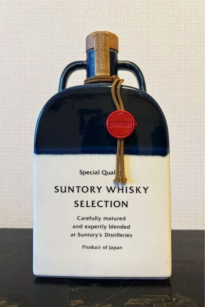 未開栓古酒SUNTORY WHISKY SELECTION有田焼 岩尾對山窯 陶器サントリー ウイスキー セレクション1408g