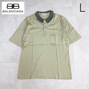BALENCIAGA バレンシアガ L ポロシャツ 半袖 ゴルフウェア ポロシャツ 半袖 半袖ポロシャツ