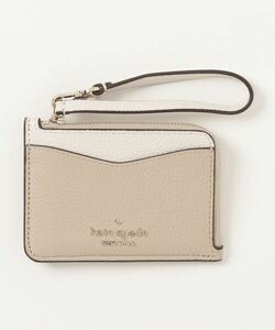 「kate spade new york」 カードケース ONESIZE ベージュ レディース