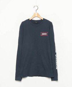 「DIESEL」 長袖Tシャツ LARGE ネイビー メンズ