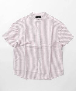 「BANANA REPUBLIC FACTORY STORE」 半袖シャツ L ピンク系その他 メンズ