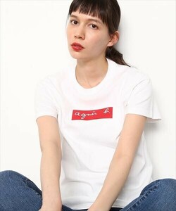 「agnes b.」 半袖Tシャツ 1 ホワイト レディース