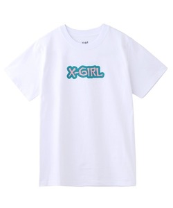 「X-girl」 半袖Tシャツ 1 ホワイト レディース