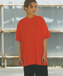 「LOS ANGELES APPAREL」 半袖Tシャツ X-LARGE オレンジ メンズ