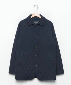 「BEAMS LIGHTS」 ステンカラーコート MEDIUM ネイビー メンズ_画像1