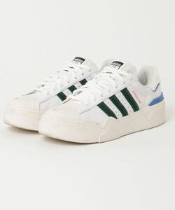 「adidas」 ローカットスニーカー 25.0cm ホワイト レディース