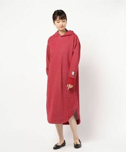 「ZUCCa」 長袖ワンピース M size ワインレッド レディース