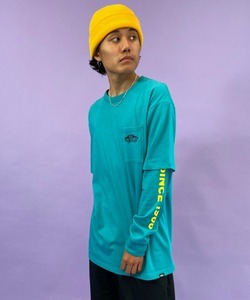 「VANS」 長袖Tシャツ X-LARGE グリーン メンズ