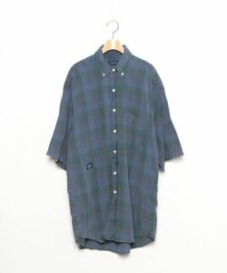 「NAUTICA」 半袖シャツ X-LARGE ネイビー メンズ