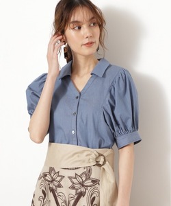 「JILL STUART」 半袖シャツ SMALL ブルー レディース