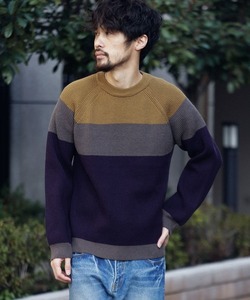 「URBAN RESEARCH Sonny Label」 長袖ニット LARGE ネイビー メンズ