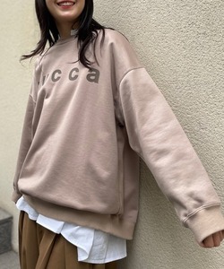 「ZUCCa」 スウェットカットソー M size ベージュ レディース