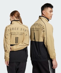 「adidas」 ジップアップブルゾン MEDIUM ブラック系その他 メンズ