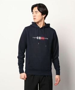 「TOMMY HILFIGER」 プルオーバーパーカー X-LARGE ネイビー メンズ