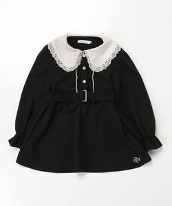 「PINKHUNT」 「KIDS」長袖シャツ XX-SMALL ブラック キッズ