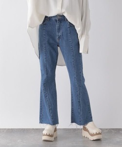 「JEANASIS」 加工デニムパンツ MEDIUM ブルー レディース_画像1