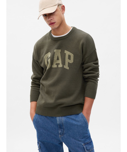 「GAP」 長袖ニット L グリーン メンズ