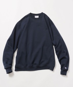 「Champion」 スウェットカットソー L ネイビー メンズ