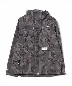 「AAPE BY A BATHING APE」 マウンテンパーカー SMALL ブラック系その他 メンズ