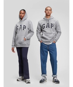 「GAP」 プルオーバーパーカー X-SMALL グレー メンズ