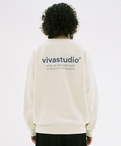 「VIVASTUDIO」 スウェットカットソー X-LARGE アイボリー メンズ