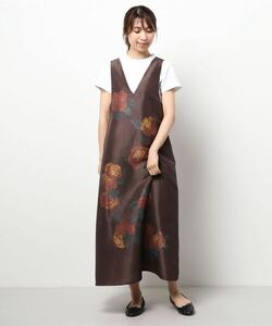 「AMERI」 サロペットスカート SMALL ブラウン レディース
