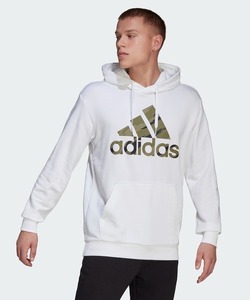 「adidas」 プルオーバーパーカー X-LARGE ホワイト メンズ