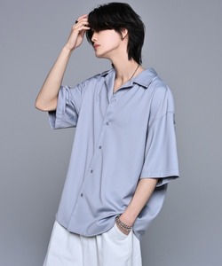 「ADRER」 半袖シャツ X-SMALL シルバー メンズ