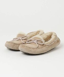 「UGG」 モカシンシューズ 22cm ベージュ レディース