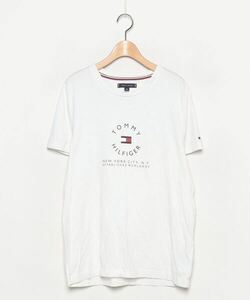 「TOMMY HILFIGER」 半袖Tシャツ LARGE ホワイト メンズ