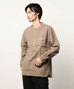 「The DUFFER of ST.GEORGE」 長袖シャツ MEDIUM ブラウン メンズ