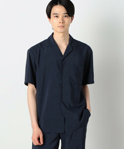 「COMME CA ISM」 半袖シャツ MEDIUM ネイビー メンズ