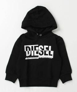 「DIESEL」 「KIDS」プルオーバーパーカー 14Y ブラック キッズ