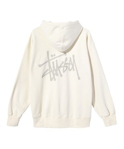 「STUSSY」 プルオーバーパーカー MEDIUM ナチュラル レディース