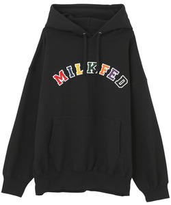 「MILKFED.」 プルオーバーパーカー ONE SIZE ブラック レディース