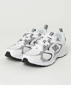 「New Balance」 ローカットスニーカー 23.5cm ホワイト メンズ