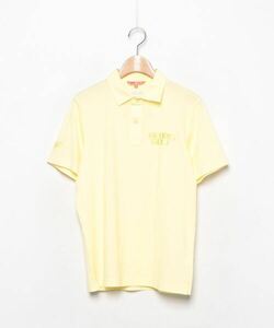 「BEAMS GOLF」 半袖ポロシャツ SMALL イエロー メンズ