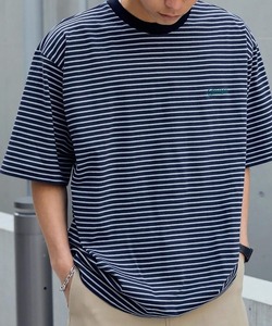 「Snap club」 半袖Tシャツ L ブルー レディース