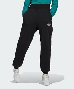 「adidas」 スウェットパンツ LARGE ブラック レディース