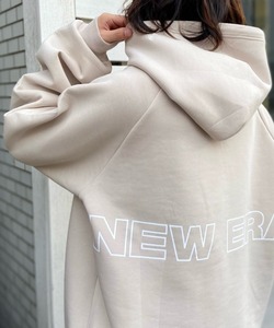 「NEW ERA」 プルオーバーパーカー X-LARGE ベージュ メンズ