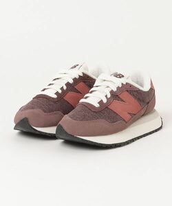 「New Balance」 ローカットスニーカー 22.5cm ブラウン レディース