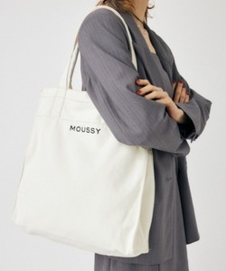 「MOUSSY」 トートバッグ FREE ホワイト レディース